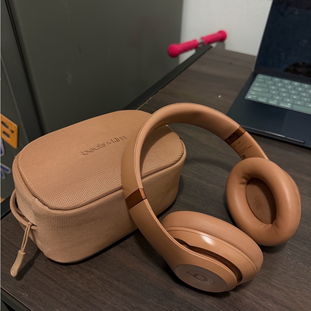 Beats x Kim K “Dune” Tan Studio Pro Headphones with Case